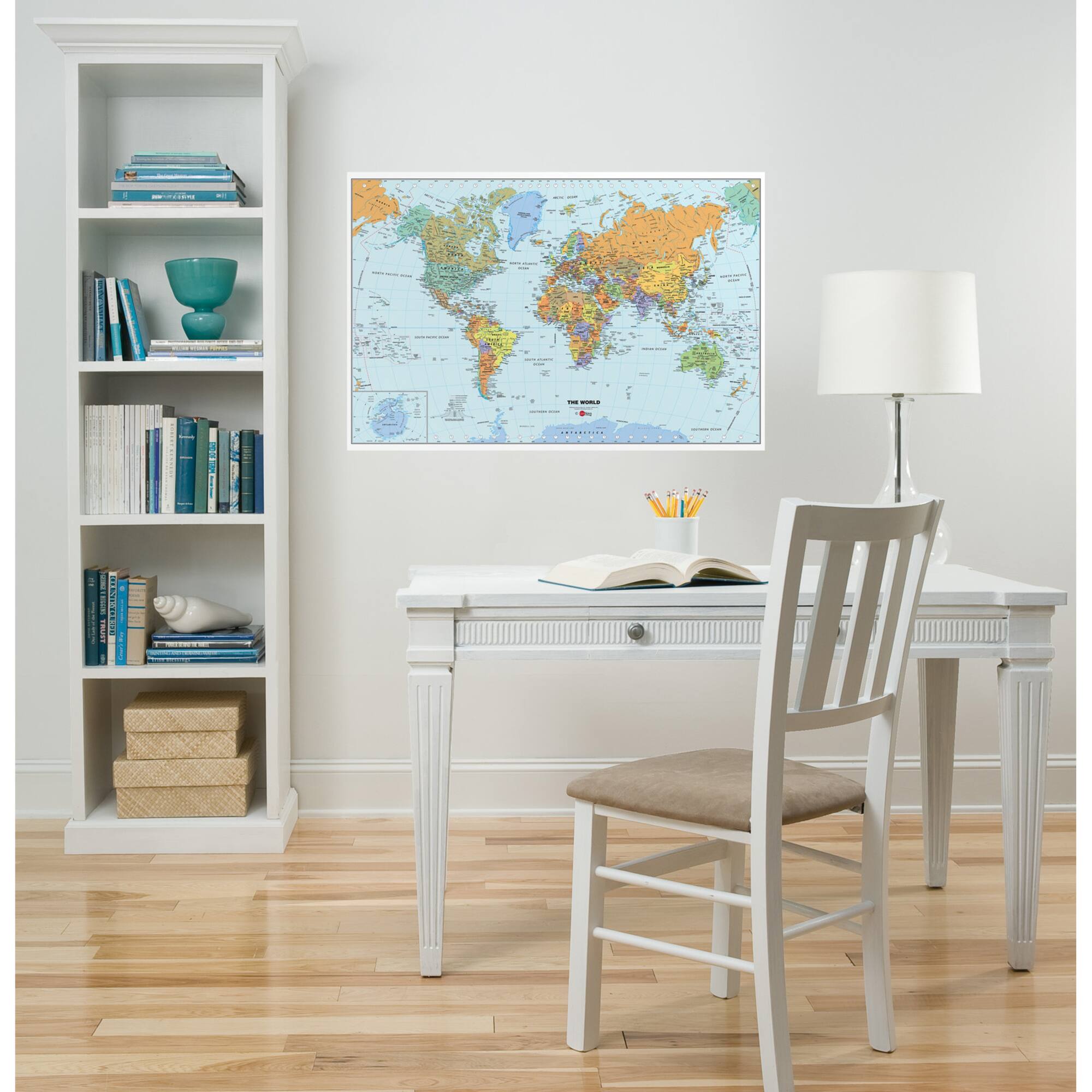 WallPops Dry Erase World Map